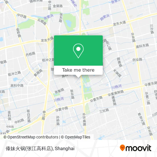 傣妹火锅(张江高科店) map