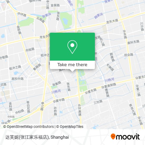 达芙妮(张江家乐福店) map