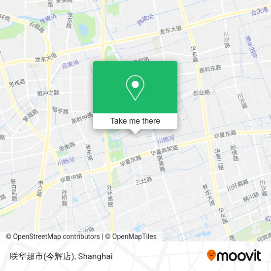 联华超市(今辉店) map