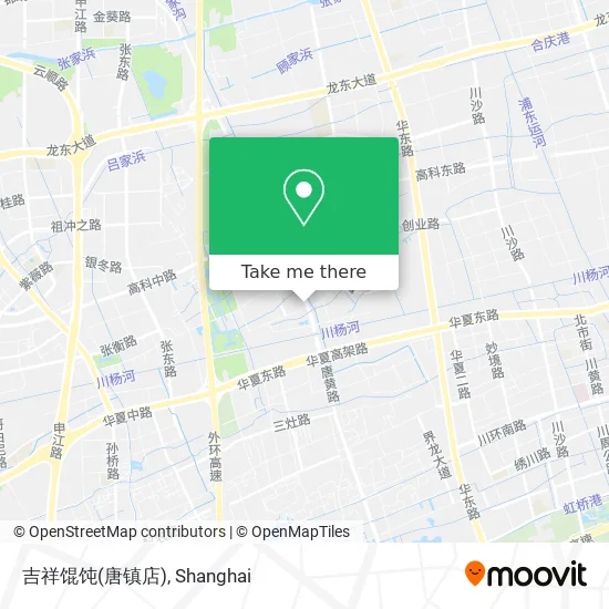 吉祥馄饨(唐镇店) map
