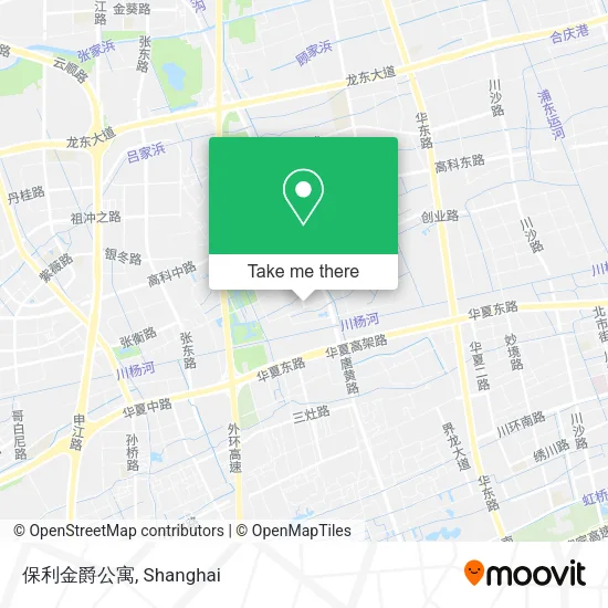 保利金爵公寓 map