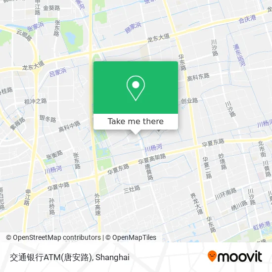 交通银行ATM(唐安路) map