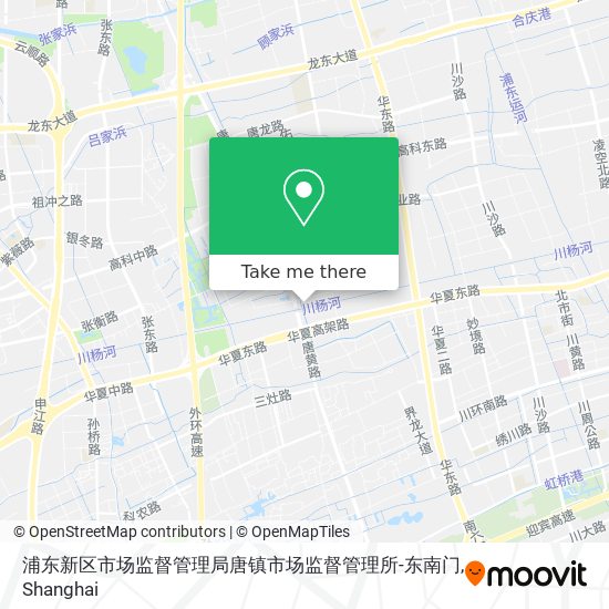 浦东新区市场监督管理局唐镇市场监督管理所-东南门 map