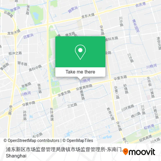 浦东新区市场监督管理局唐镇市场监督管理所-东南门 map