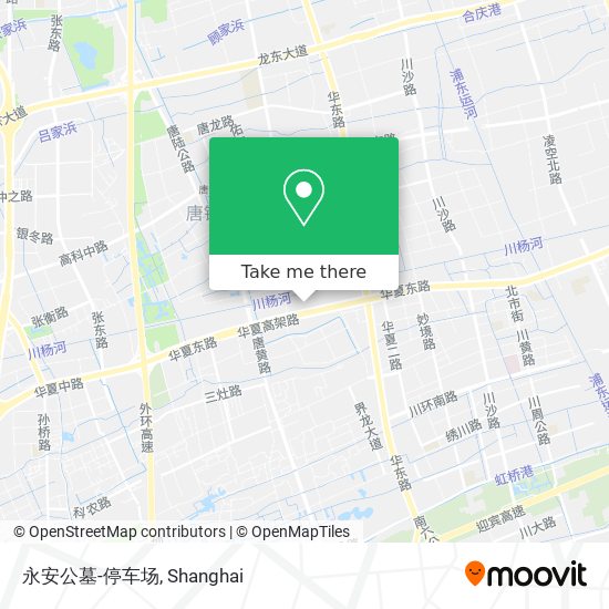 永安公墓-停车场 map
