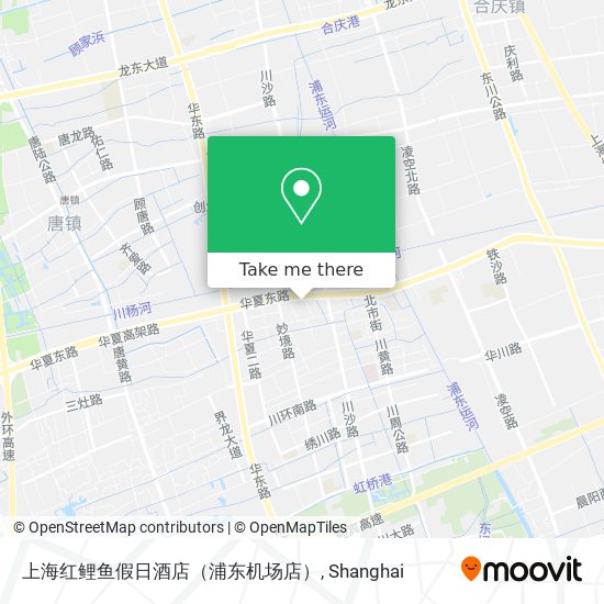 上海红鲤鱼假日酒店（浦东机场店） map