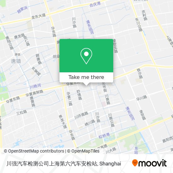 川强汽车检测公司上海第六汽车安检站 map