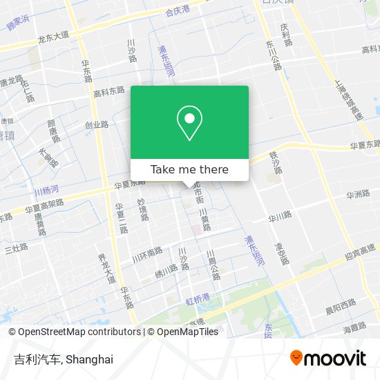 吉利汽车 map