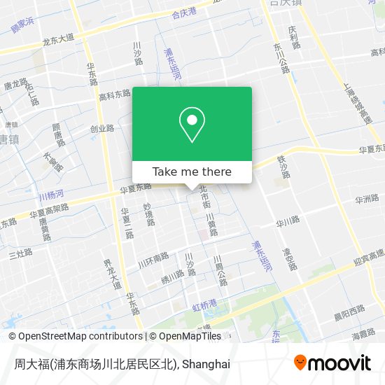 周大福(浦东商场川北居民区北) map