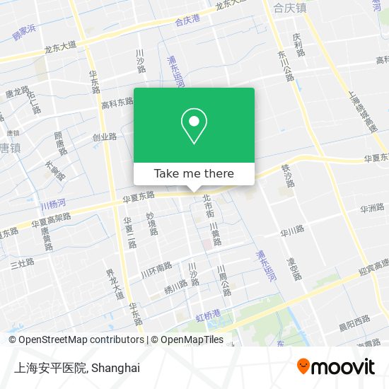上海安平医院 map