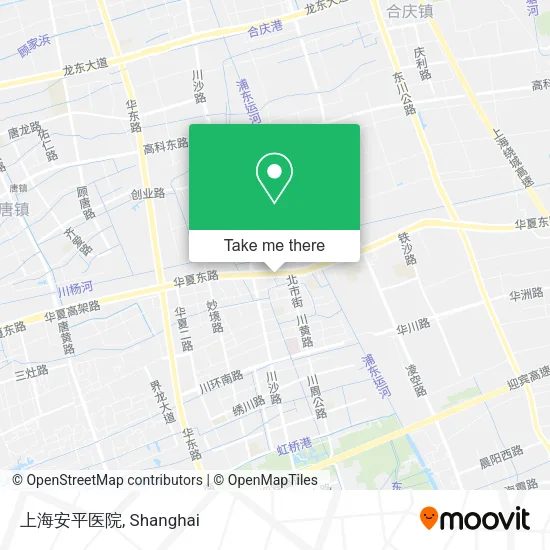 上海安平医院 map