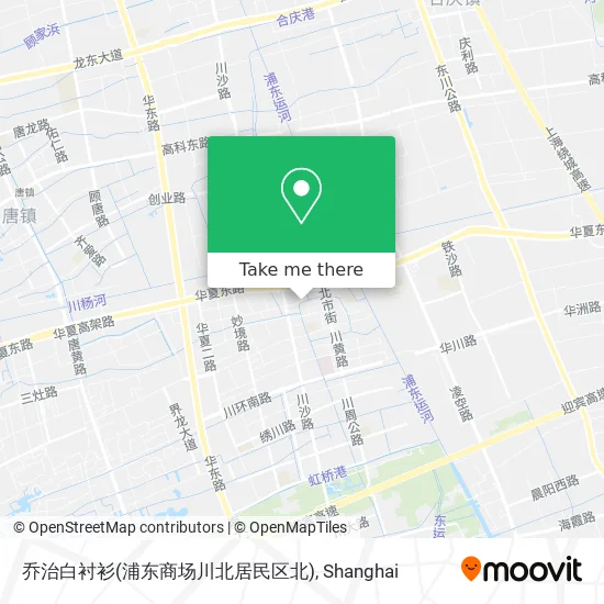 乔治白衬衫(浦东商场川北居民区北) map