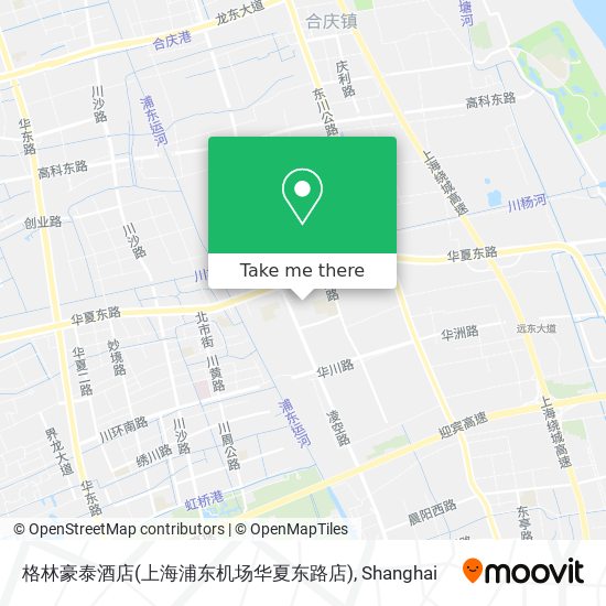 格林豪泰酒店(上海浦东机场华夏东路店) map