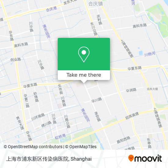 上海市浦东新区传染病医院 map