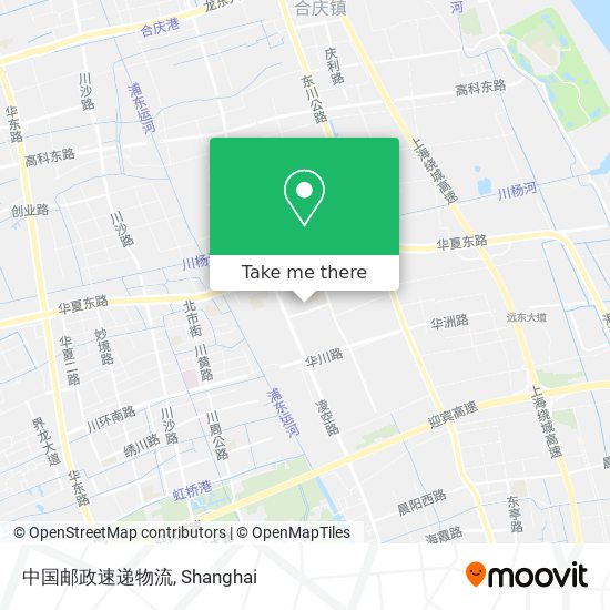 中国邮政速递物流 map