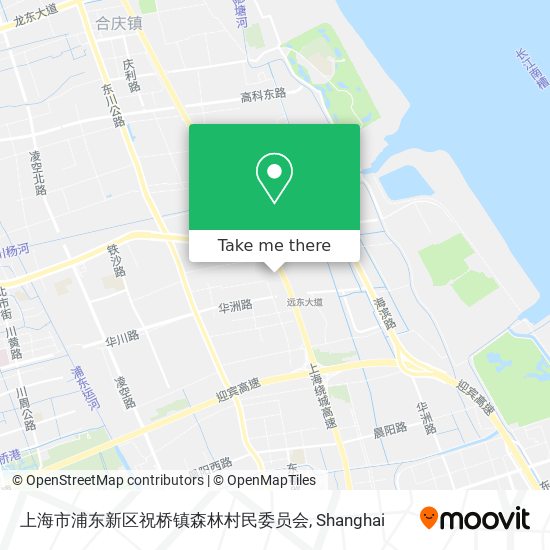 上海市浦东新区祝桥镇森林村民委员会 map