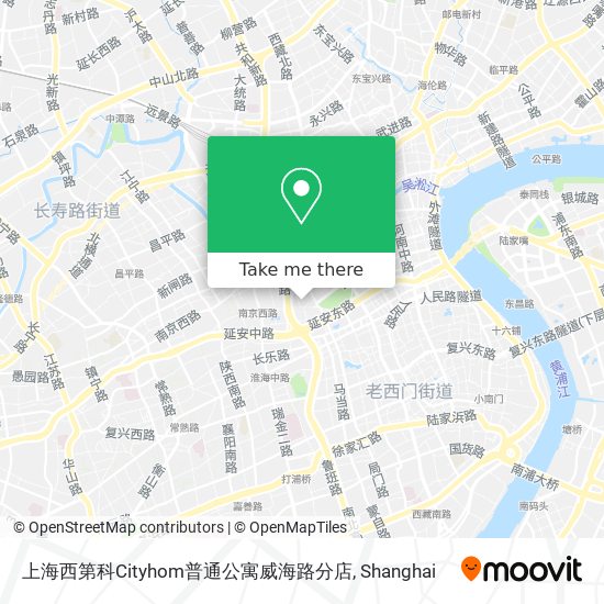上海西第科Cityhom普通公寓威海路分店 map
