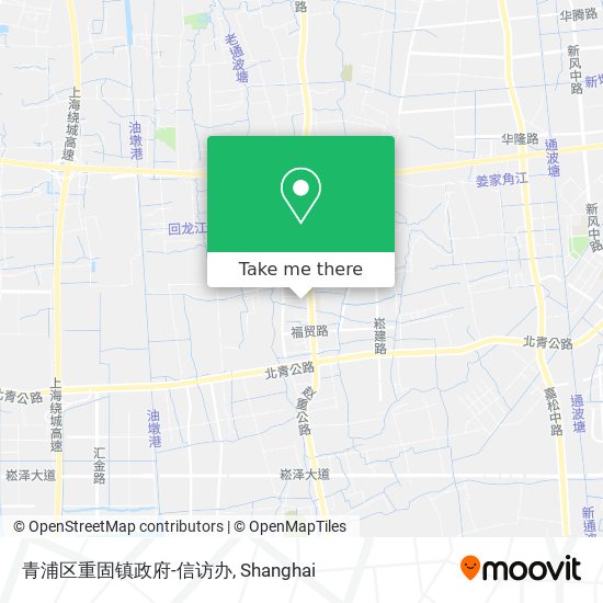 青浦区重固镇政府-信访办 map