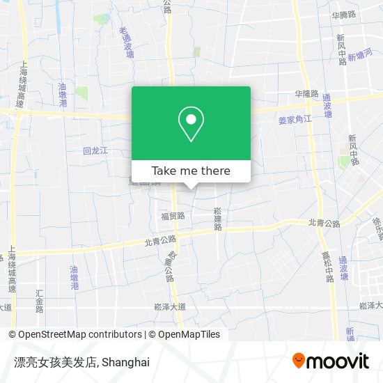 漂亮女孩美发店 map