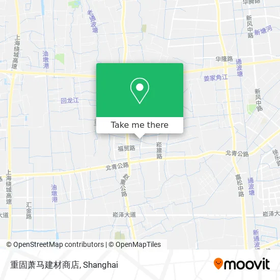 重固萧马建材商店 map
