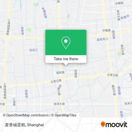 麦香城蛋糕 map