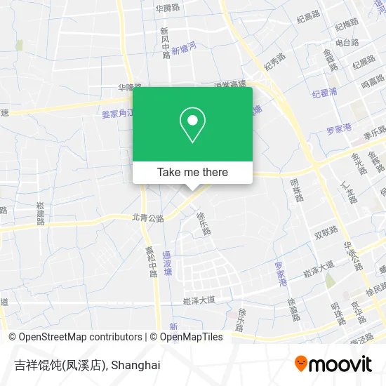 吉祥馄饨(凤溪店) map