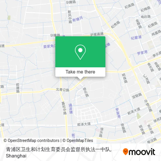 青浦区卫生和计划生育委员会监督所执法一中队 map