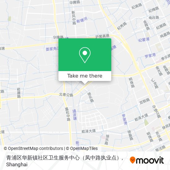 青浦区华新镇社区卫生服务中心（凤中路执业点） map