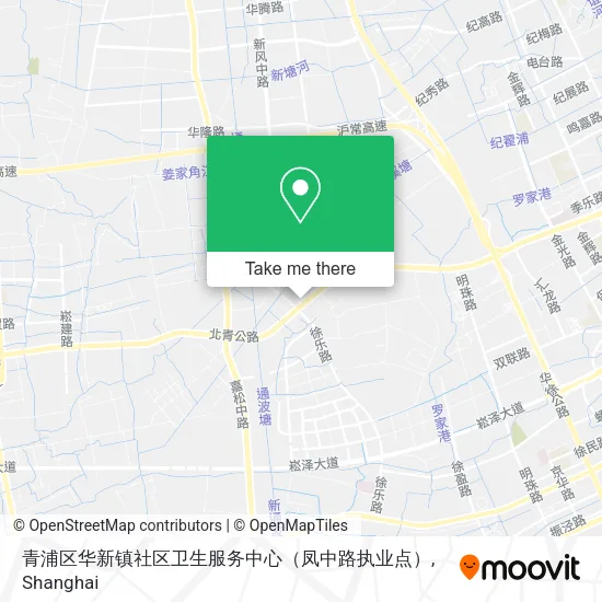 青浦区华新镇社区卫生服务中心（凤中路执业点） map