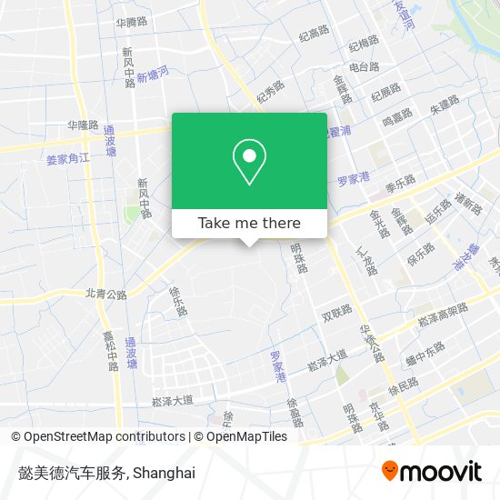 懿美德汽车服务 map