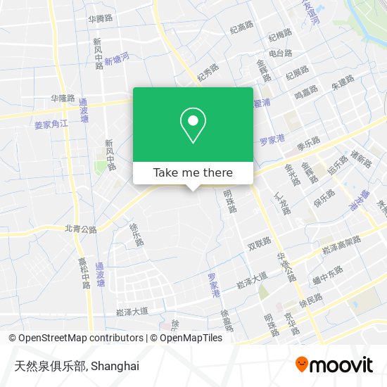 天然泉俱乐部 map