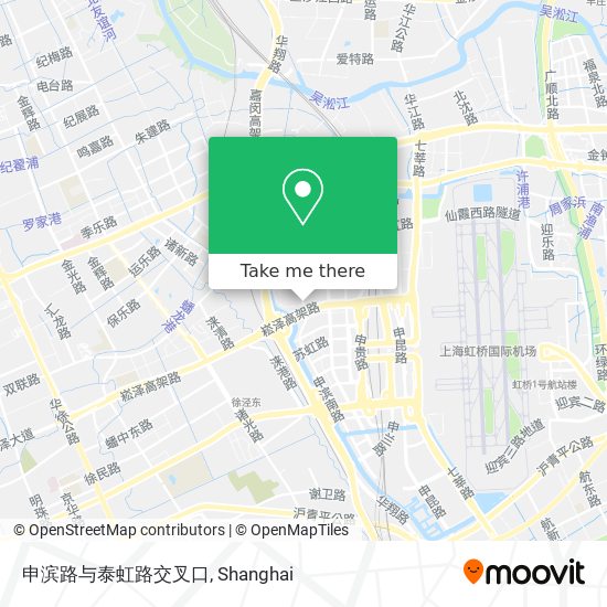 申滨路与泰虹路交叉口 map