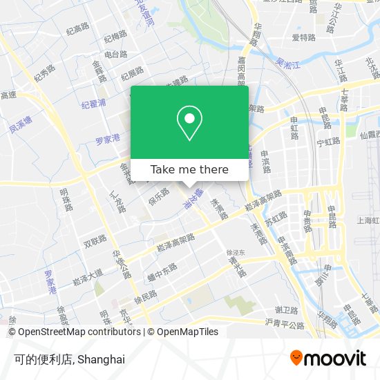 可的便利店 map