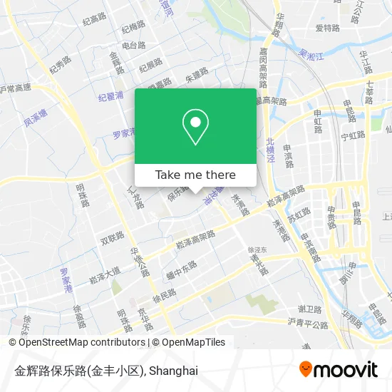 金辉路保乐路(金丰小区) map