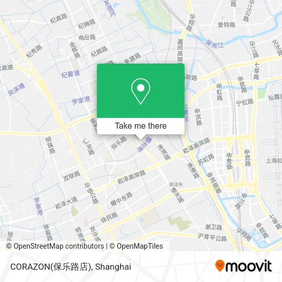 CORAZON(保乐路店) map