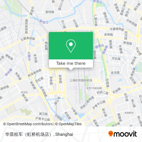华晨租车（虹桥机场店） map