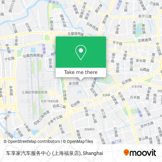 车享家汽车服务中心 (上海福泉店) map