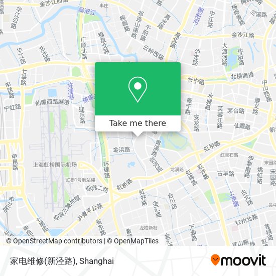 家电维修(新泾路) map