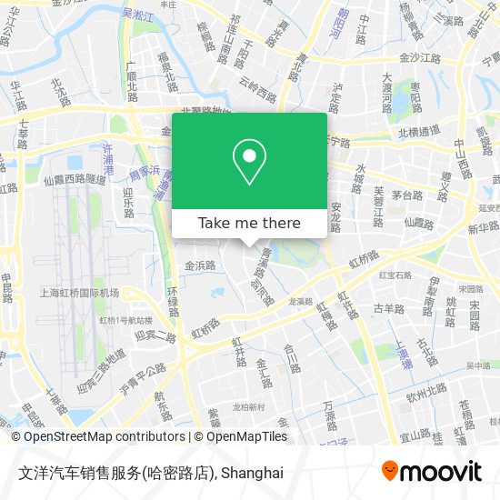 文洋汽车销售服务(哈密路店) map