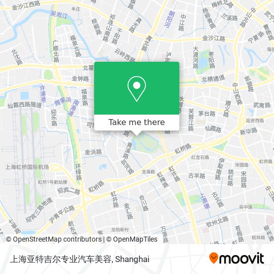 上海亚特吉尔专业汽车美容 map