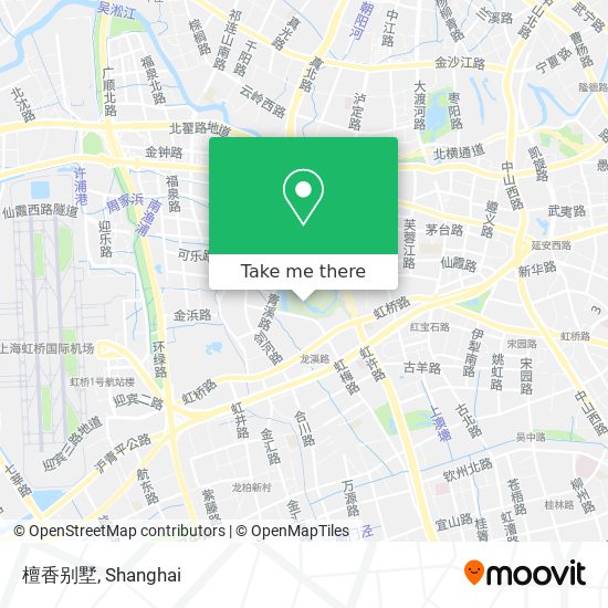 檀香别墅 map