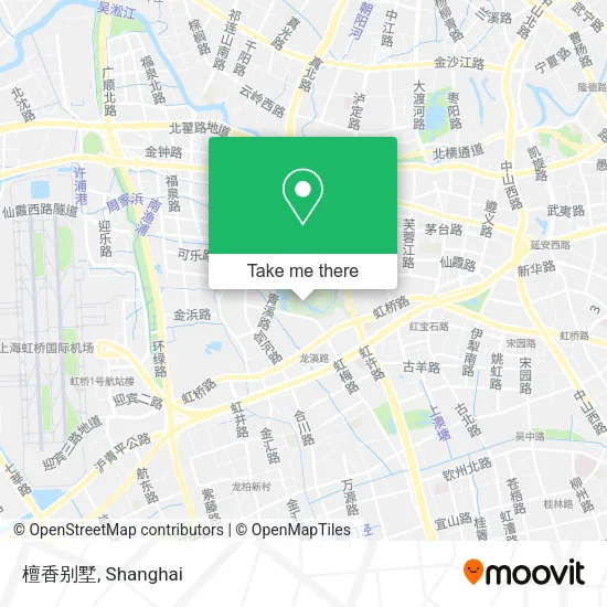 檀香别墅 map