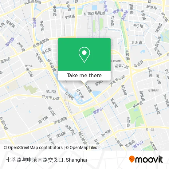 七莘路与申滨南路交叉口 map