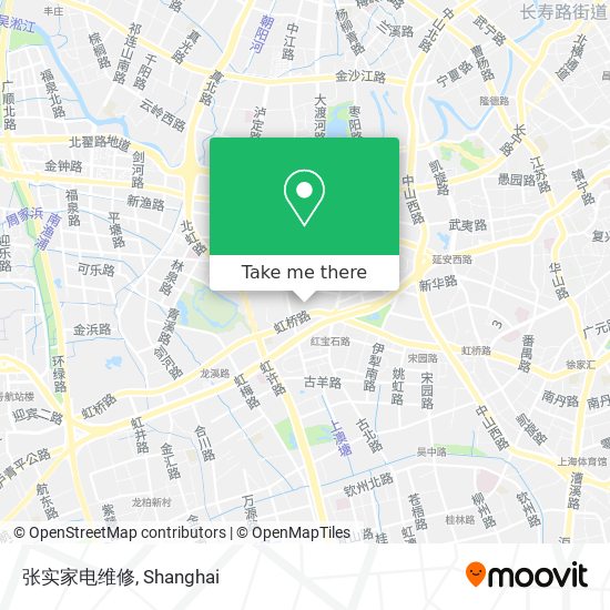张实家电维修 map