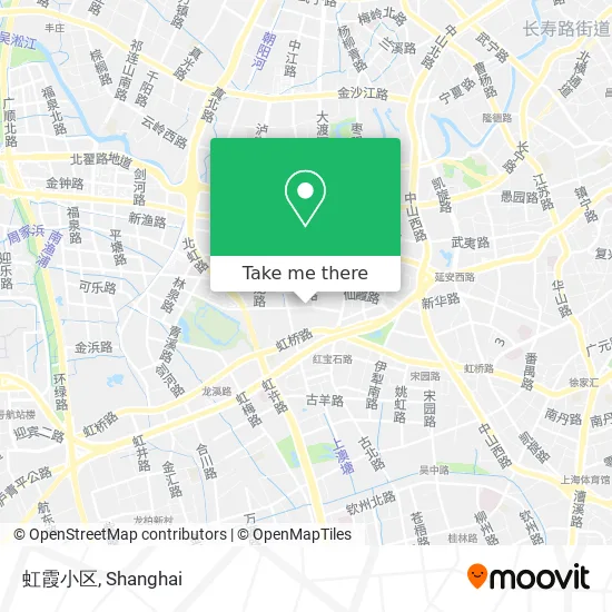 虹霞小区 map