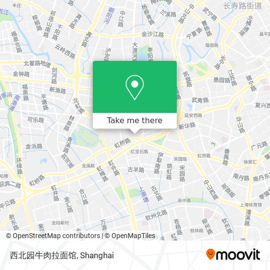 西北园牛肉拉面馆 map