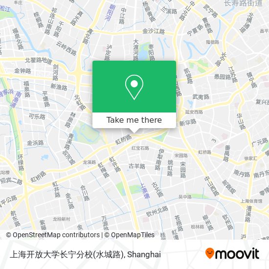 上海开放大学长宁分校(水城路) map