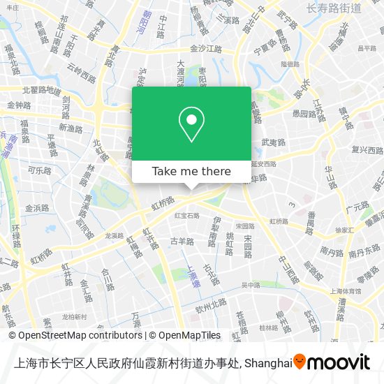 上海市长宁区人民政府仙霞新村街道办事处 map