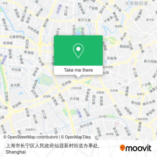 上海市长宁区人民政府仙霞新村街道办事处 map
