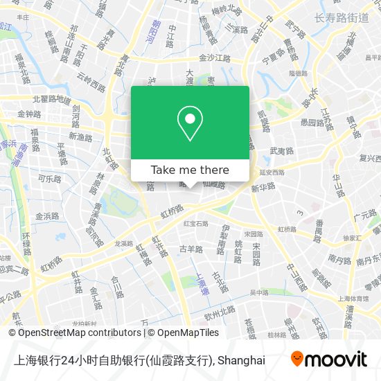 上海银行24小时自助银行(仙霞路支行) map